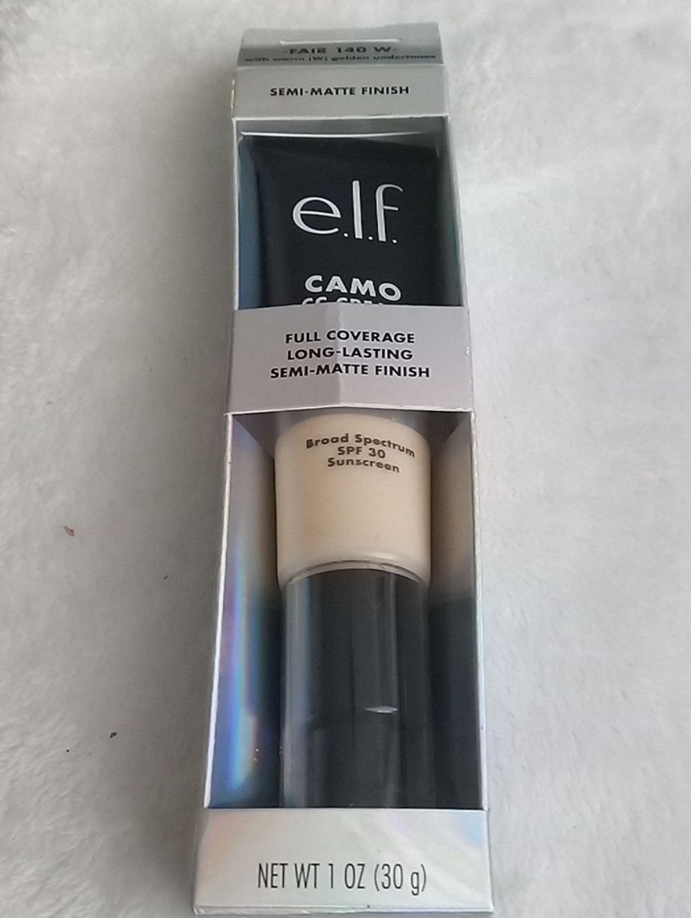 ELF Camo CC Cream Tube - Black, Beige